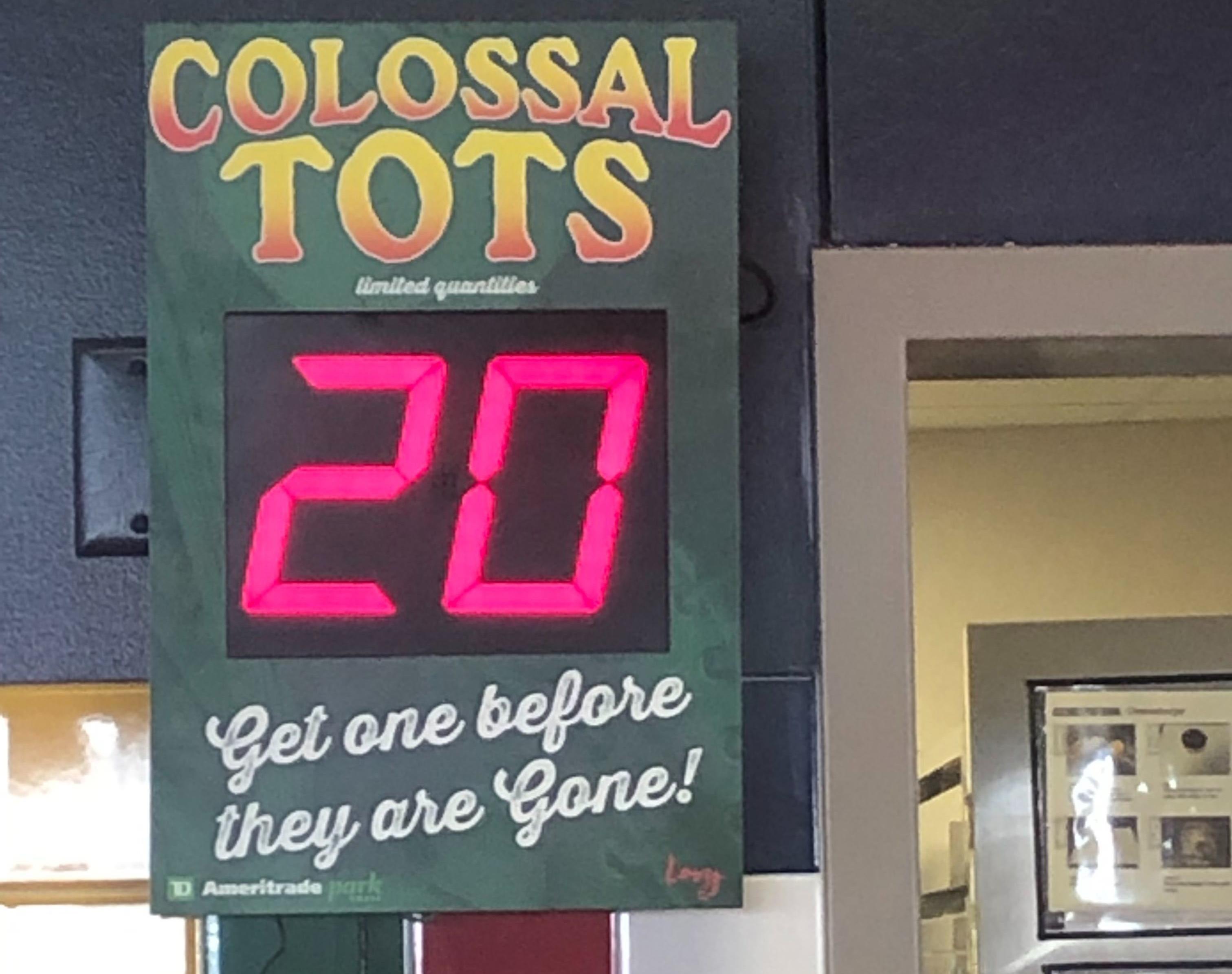 Colossal Tot countdown