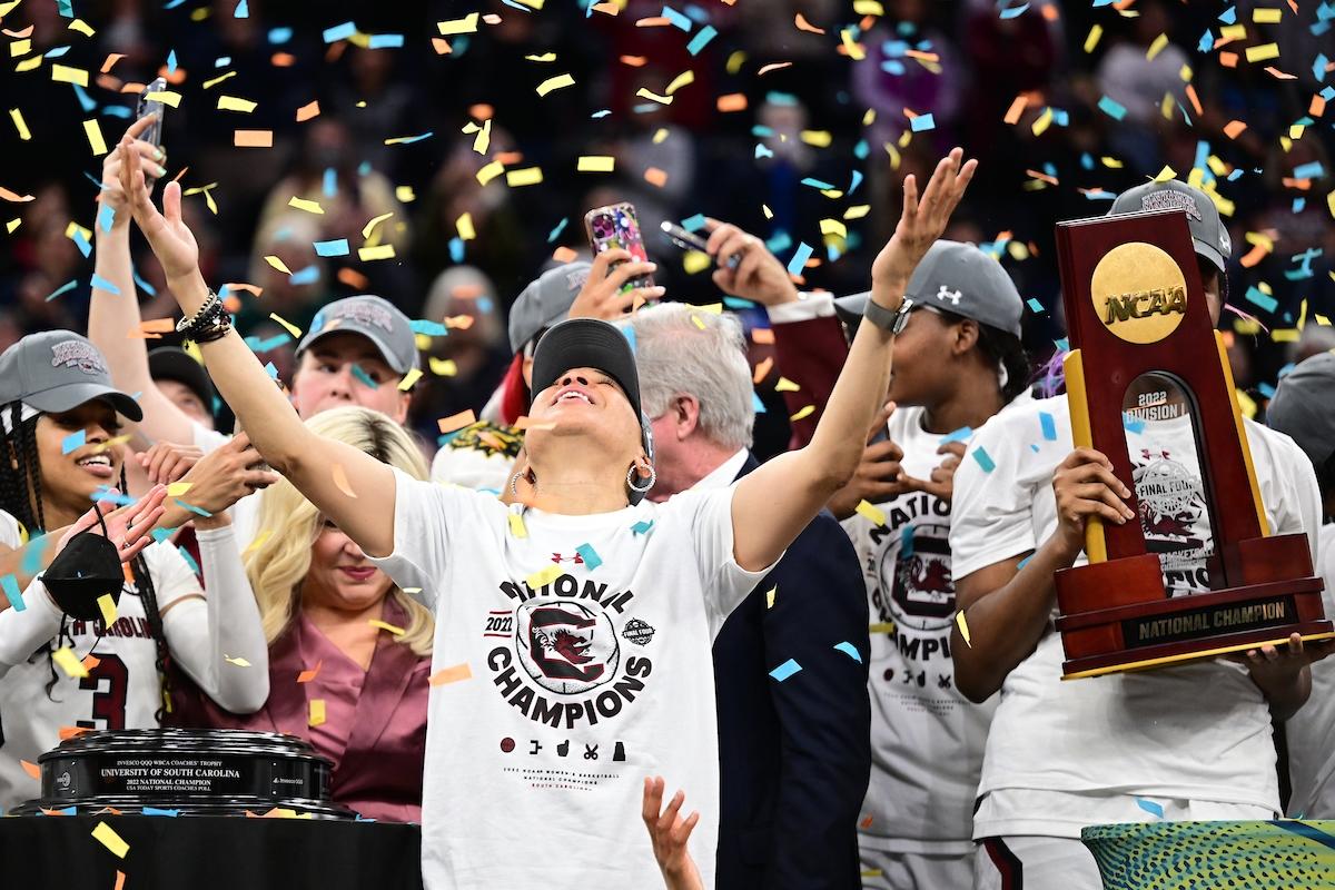 South Carolina's Dawn Staley wins her second national championship