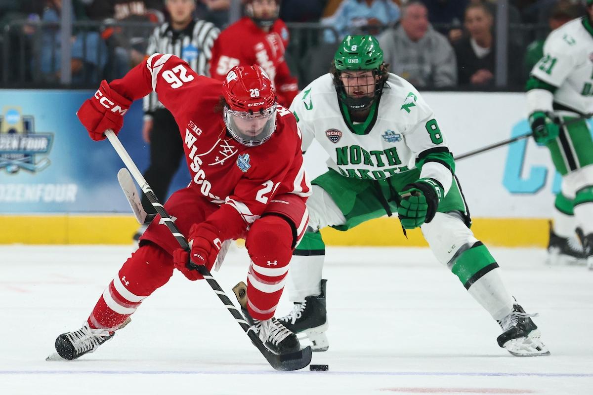North Dakota vs. Wisconsin in the 2026 Men's Frozen Four