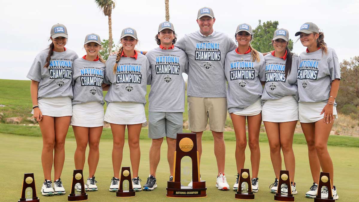 DBU wins the 2025 DII women's golf championship